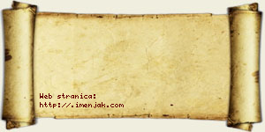 Damjan Simjanović vizit kartica